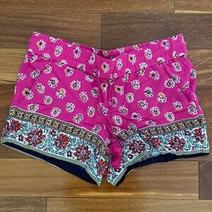 Loft Border Print Shorts Size XXSP